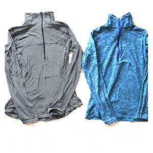 Set of TWO Columbia baselayer shirts